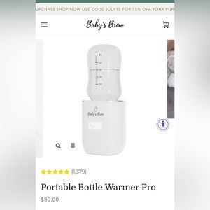 Baby’s Brew Portable Bottle Warmer